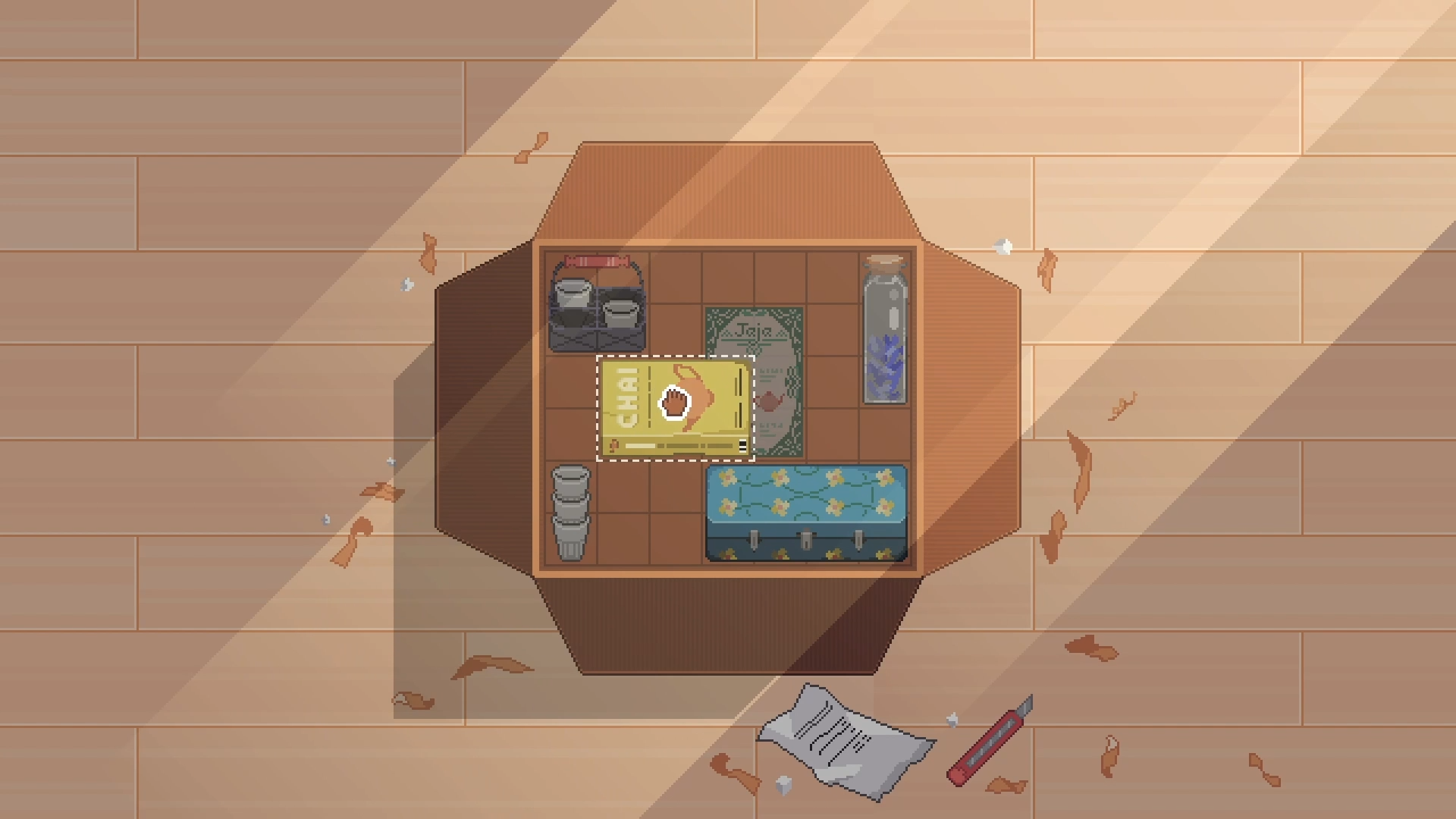 Fishbowl screenshot puzzle sorting